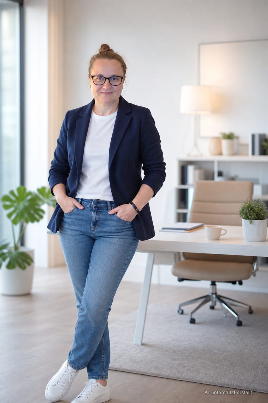 Sandra Straub, Rechtsanwältin & Datenschutzbeauftragte, in ihrem Büro